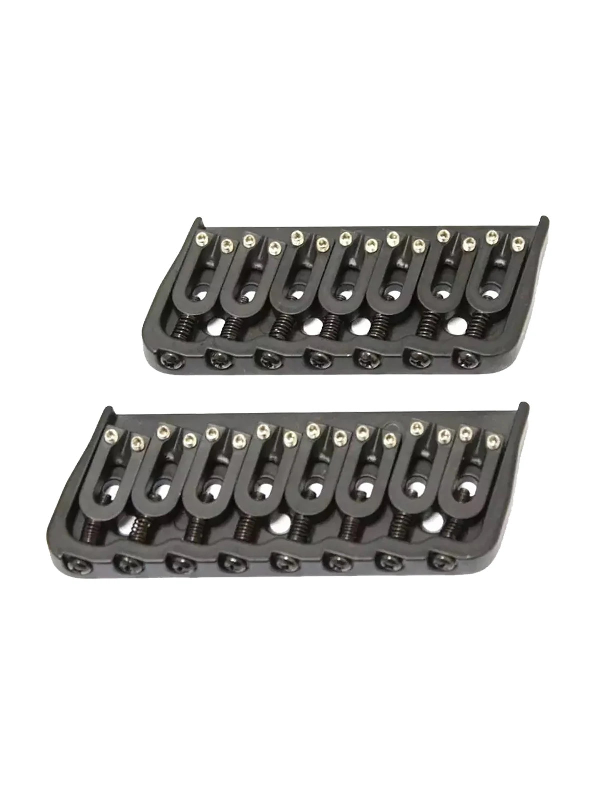 Puente de Guitarra eléctrica de traste de fián de tipo fijo, cuerpo de desgaste negro de nueva marca de 7 cuerdas, puente de Guitarra fijo de 8 cuerdas