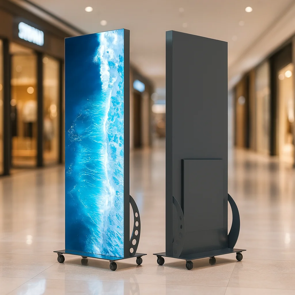 High Quality Board Sign Signage Digital Advertising Screen Video Horizontal and Billboard Led Poster Display