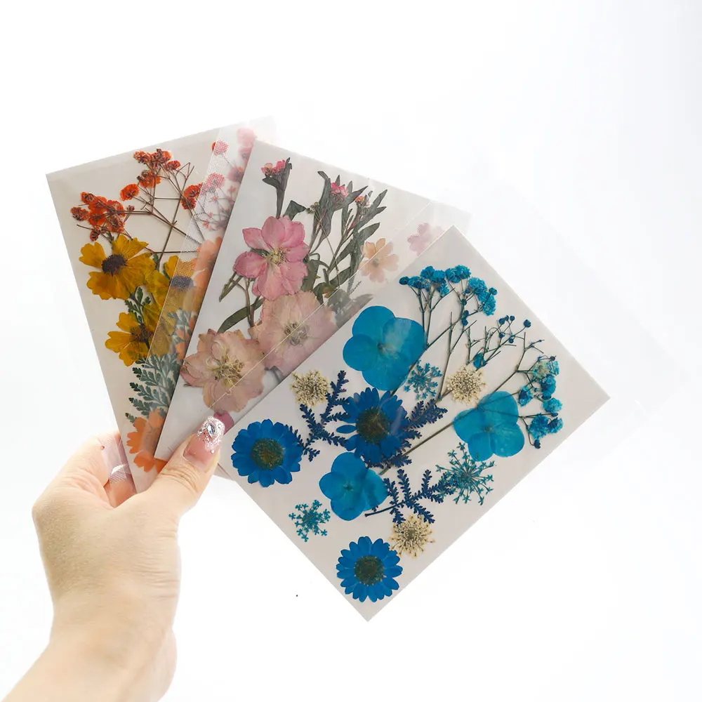 For fun 1 Pack DIY Dried Flowers Resin Mold Fillings UV Expoxy Flower for Nail Art Pressed Flowers Home Decor Handicraft