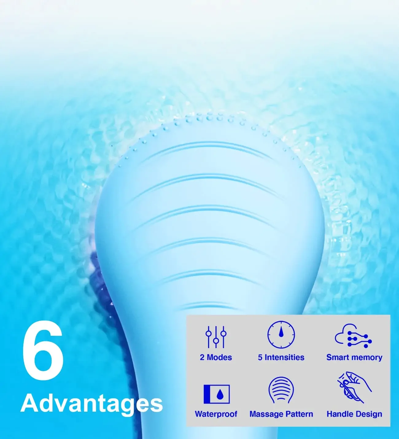 Facial brush cleaning, exfoliation, skincare, rechargeable, waterproof, acoustic pore cleaner