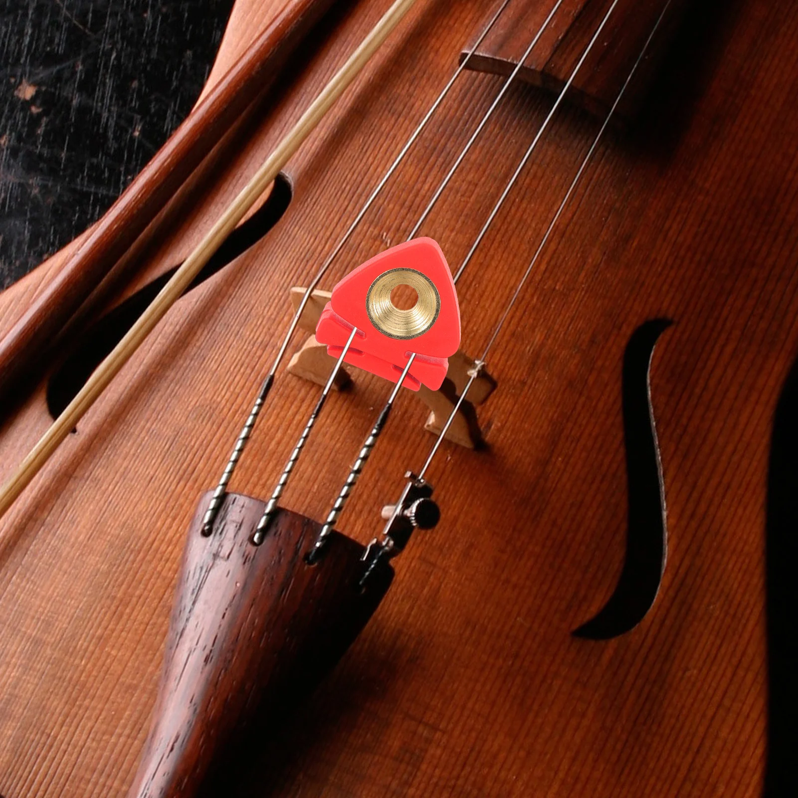 

Violin Practice Mute Durable Lightweight Plastic Sound Dampener Accessory for Acoustic Guitar Bass Cello Guitar Muffler