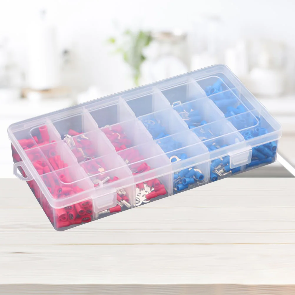 

360Pcs Assorted Crimp Terminal Connectors Set with Brass Terminals for Automotive Home Electrical Wiring Projects