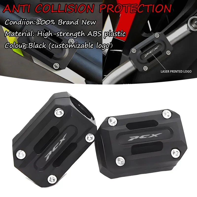 Fit For PCX150 PCX125 PCX160 PCX 125 PCX 150 PCX 160 Motorcycle Crash Bars Engine Bumper Protective Block 22MM-28MM