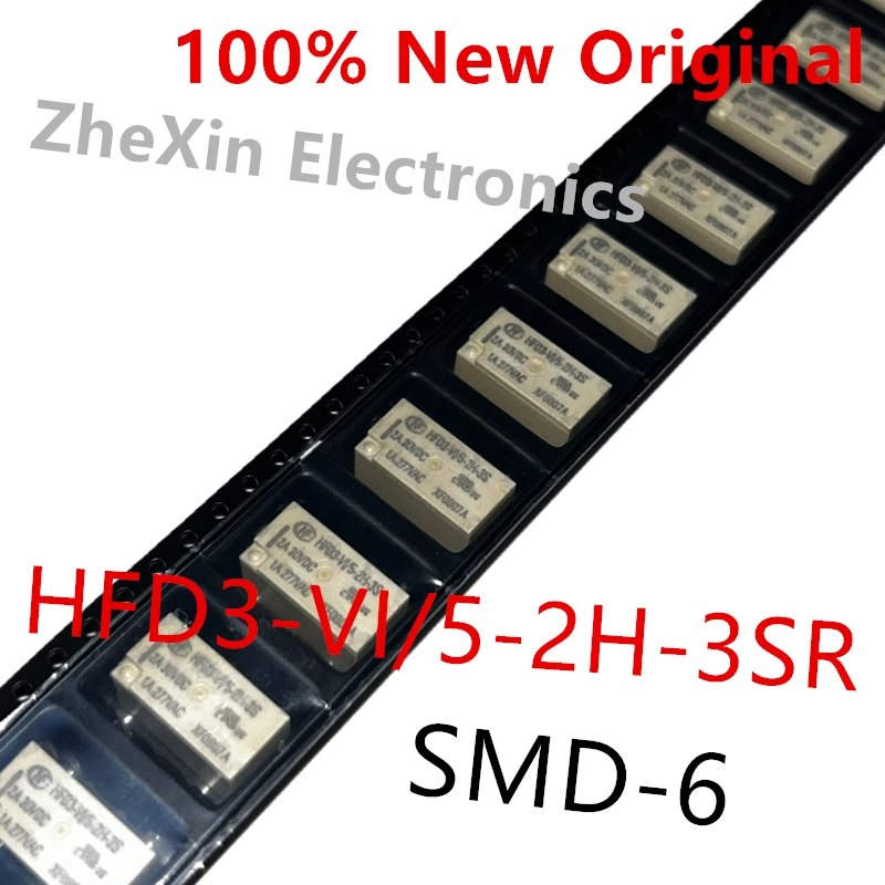 10PCS/Lot  HFD3-VI/5-2H-3S 、HFD3-VI/12-2H-3S 、HFD3-VI/12-2Z-3S 、HFD3-VI/12-2Z-3  New Signal Relay   HFD3-VI/5-2H-3SR 、HFD3-VI/12