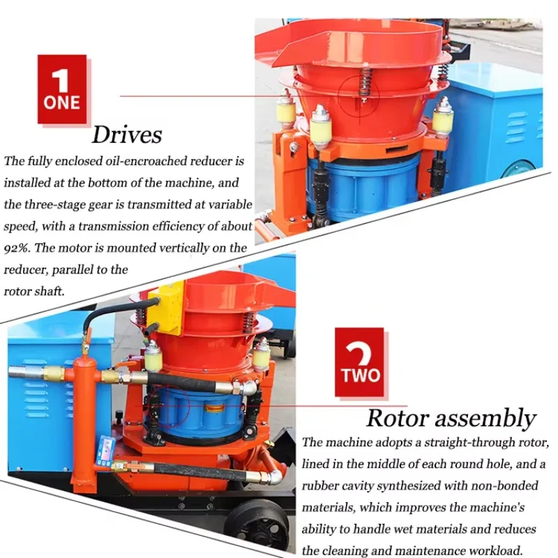 سعر الودائع لآلة الرسانة الخرسانية مرساة آلة الرصاصة التعدين الجاف آلة الرصاص المبللة الهوائية المقاومة للانفجار #5