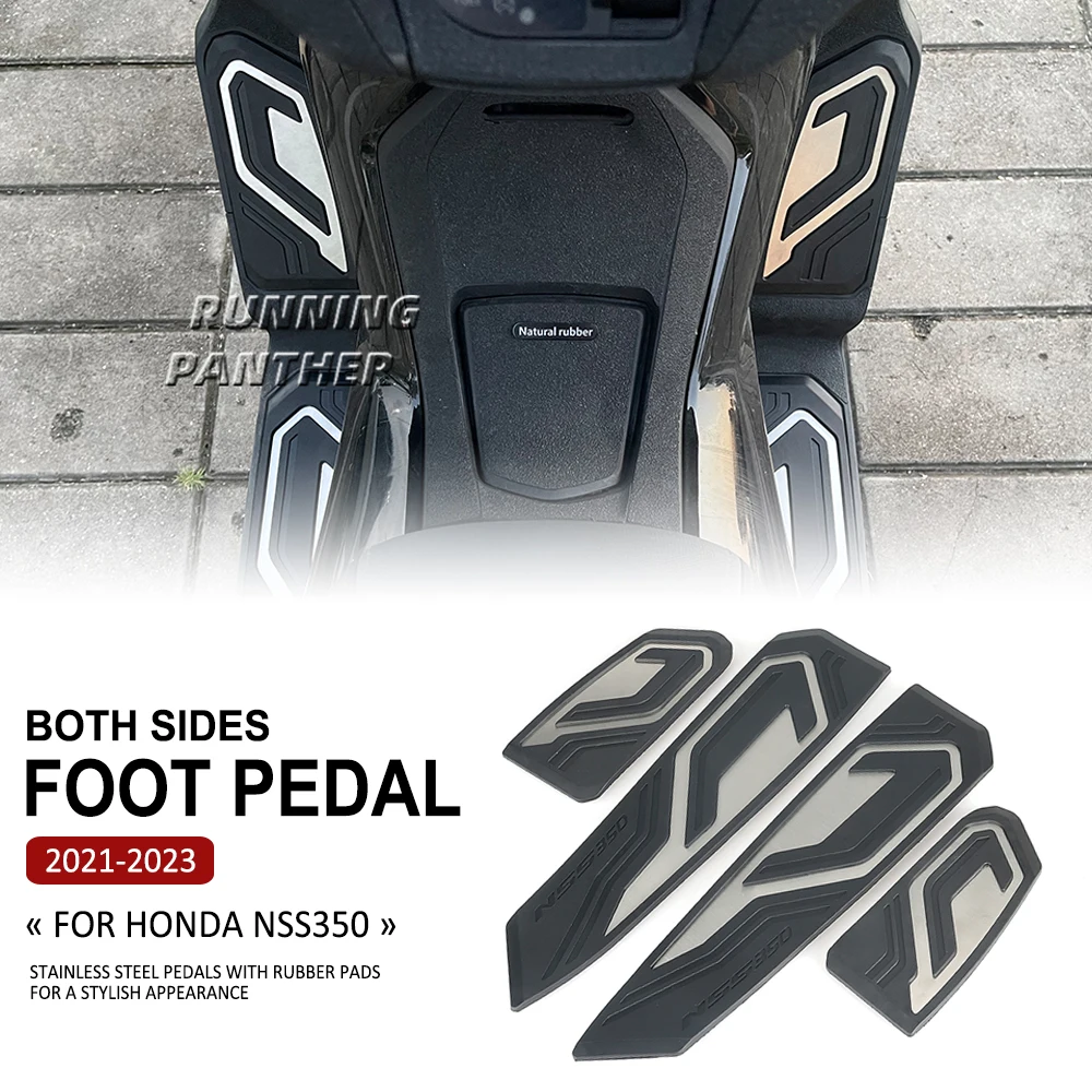 

New Motorcycle Foot Pegs Pad Pedal Plate Rests Floor Panel Footpegs Footrest Footboard For Honda NSS350 NSS 350 2021 2022 2023