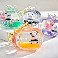 Panda TV Charm Keychain - Couple Keychain, Car Key Pendant, Student Backpack Charm, Cute Little Gift