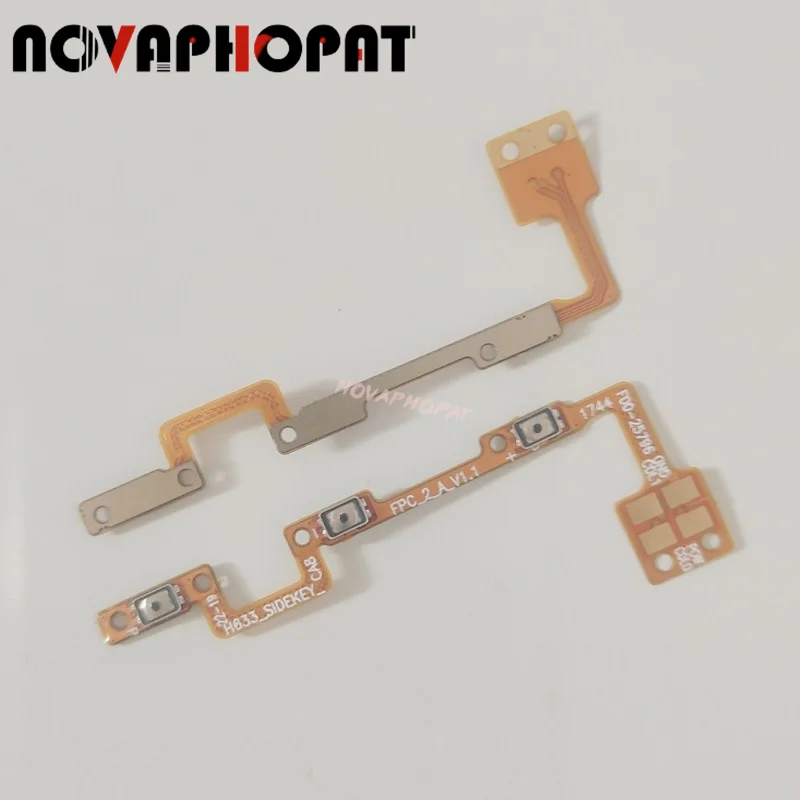 Novaphopat For Tecno Camon X CA7 Power On Off Volume Up Down Ribbon Power Button Switch Flex Cable