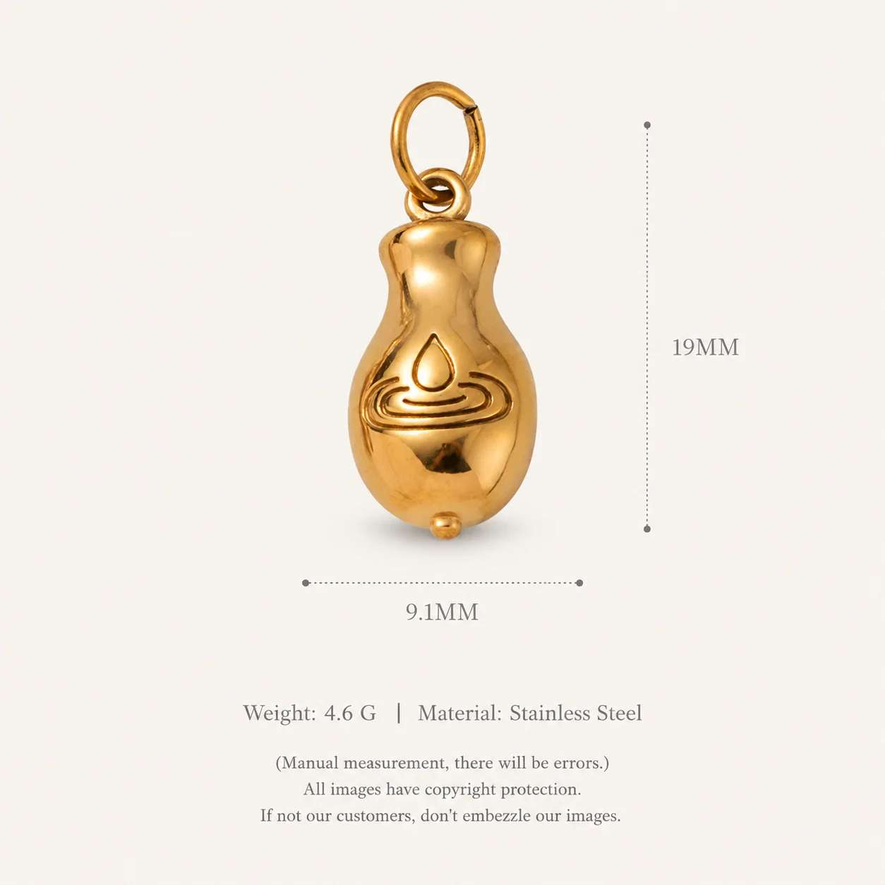 Edelstahl Süße und Frische Beliebte Kerzen-Schleife Stern DIY Anhänger Charms Schmuckherstellung – Detail 6