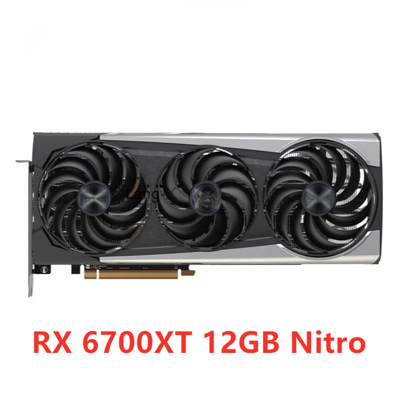 RX 6700 XT 6700XT RX6700 Nitro 12GB GPU Video Card AMD Radeon RX6700XT Graphics Cards Desktop PC Office Computer Game