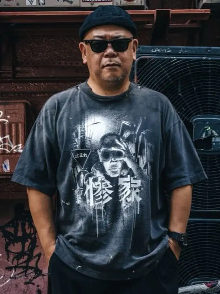 

Saint Mxxxxxx GS Винтажная футболка Waed ort Sve ex Хлопковая повседневная одежда для мужчин и женщин Street Sle School Dance