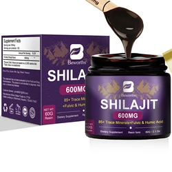 BEWORTHS 100% Pure Organic Shilajit Resin Shilajits Original with 85+Trace Minerals Immunity, Digestion and Brain Memory Health