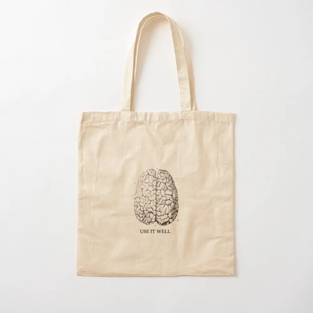 

Use it well - Brain Tote Bag shopper bags Eco bag tote bags cloth bags Canvas Tote Bag