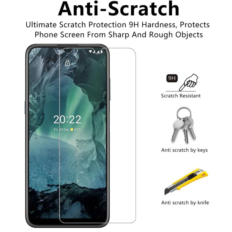 حافظة هاتف لهاتف نوكيا g21 g22 g42 5g من الزجاج المقسى على nokiag21 nokiag22 nokiag42 g 21 22 42 21g 22g 42g 5 g الغطاء الخلفي 360 noki