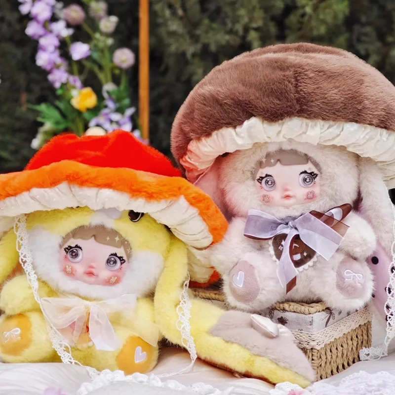 

Nommi 400% Mushroom Hat Series Blind Box Large Plush Doll Vinyl Doll Kawaii Decorative Ornament Companion Doll Collection Gift