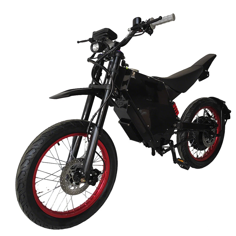 SS30 Electric Road Bike For Stealth Bomber 72v E Clone Full Suspension 20000W Power Long Range Integrated Battery Rear Hub Motor