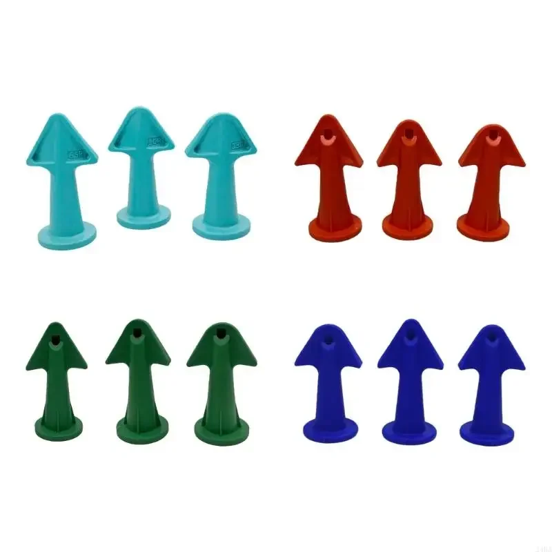 3Pcs Caulking Nozzle Applicator Finishing Tool Spatula Plastic Shovel Tile Brick Joint Floor Silicone Remover Grout