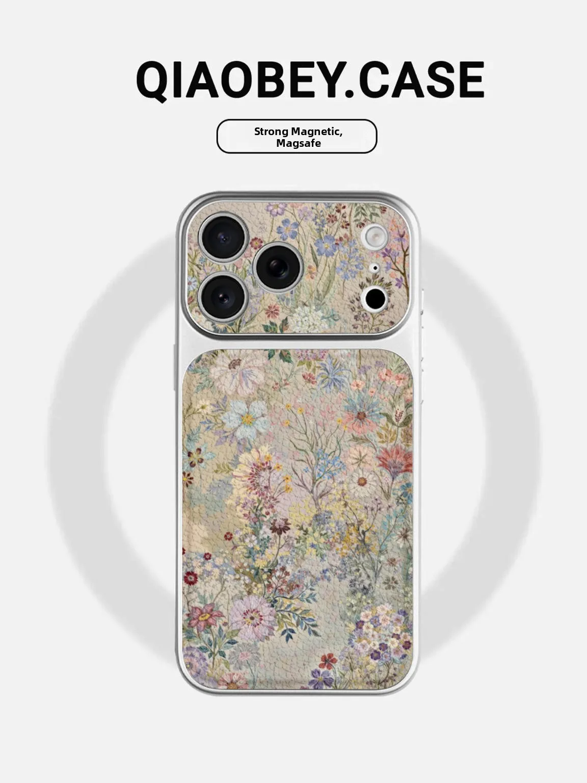

Retro Flower Phone Case Instant 17 Large View Window Suitable for iPhone 17 New Model High-End Cute Cartoon 15 Lens Ful...