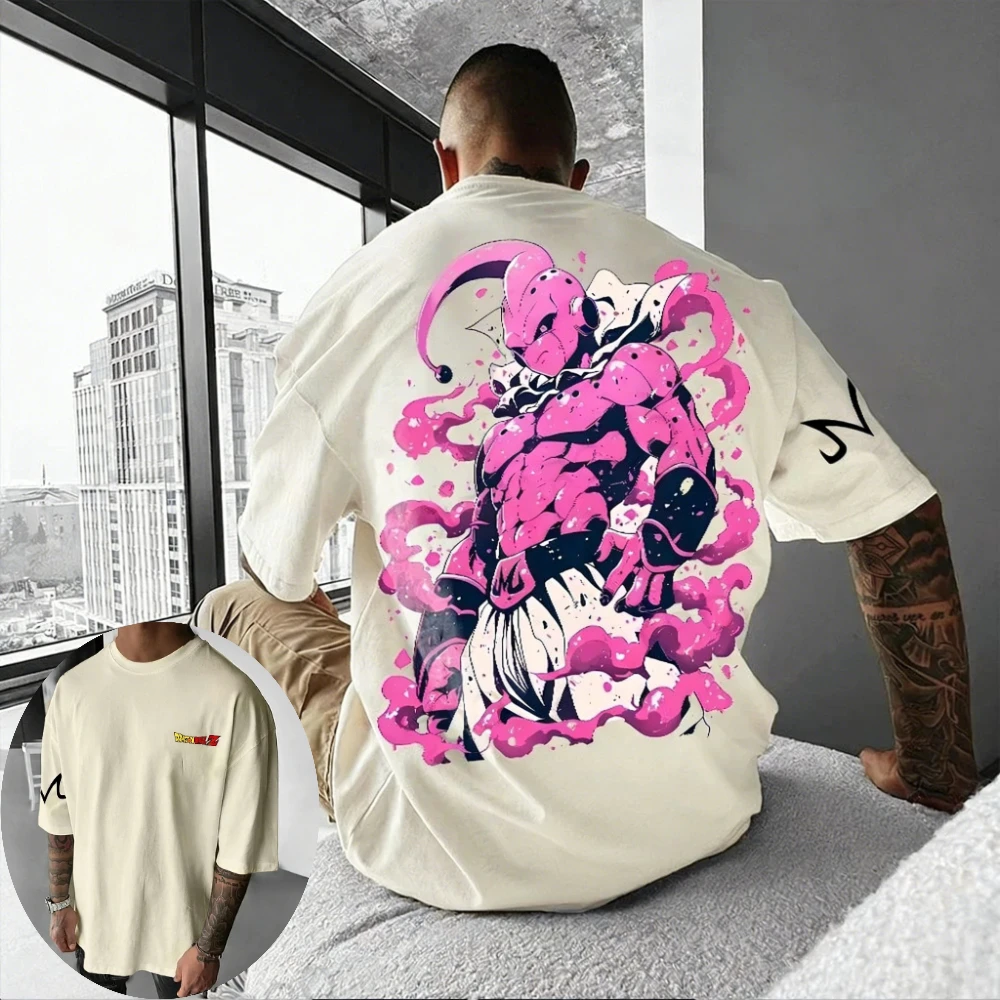 Dragon Ball Z Herren- und Damen-T-Shirts Beerus Anime-T-Shirt Sommer und Frühling Kurzarm-T-Shirts für Jungen Vielseitige Eltern-Kind-Outfits