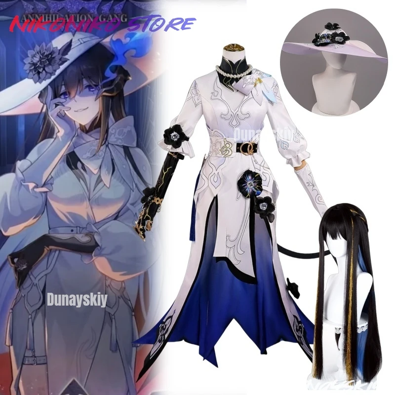 jeu-d'anime-honkai-star-rail-le-dahlia-constance-cosplay-costume-tenue-halloween-carnaval-noel-jeu-de-role-robe-perruque