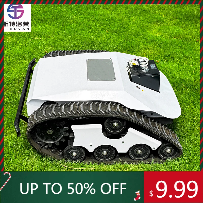 STLF Wholesale Lithium Battery Remote Control Lawn Mower High Efficiency Electric Crawler Lawn Mower for Agriculture