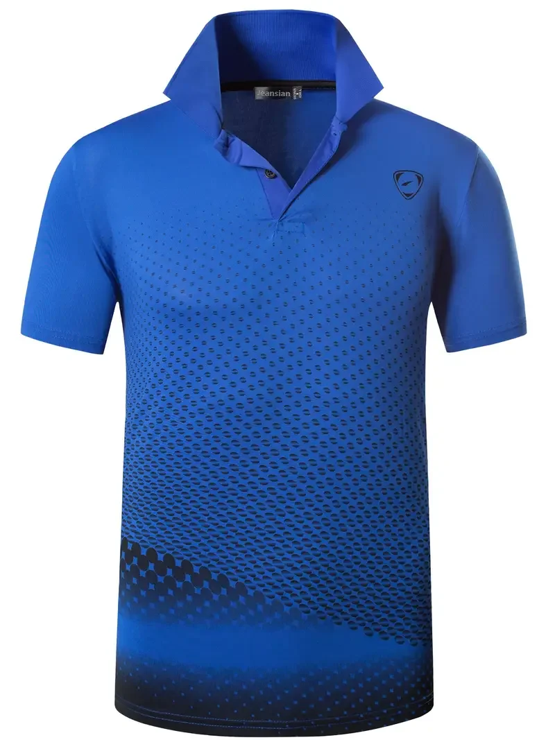 

Jeansian Men's Sport Polo Tee, T-Shirt, Short Sleeve Poloshirt For Tennis Golf Bowling LSL195