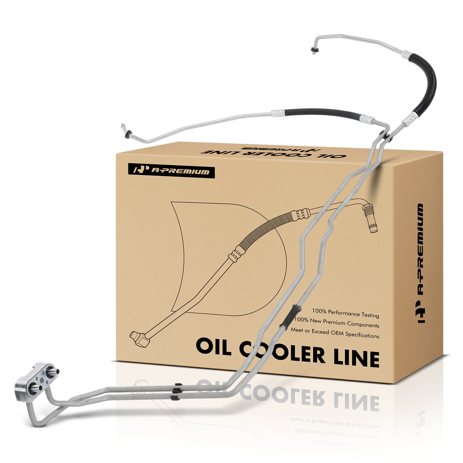 A-Premium Inlet & Outlet Automatic Transmissionmission Oil Cooler Line for Chevrolet Tahoe 2018-2020 GMC Yukon 2018-2020