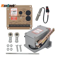 Maxgeek Diesel Generator Governor ADC120 Electric Actuator 12V + ESD5500E Speed Controller + 3034572 Sensor