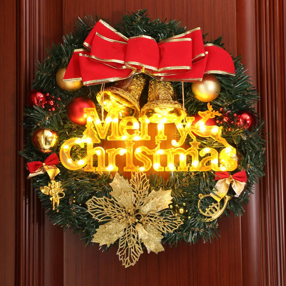 

Happy New Year Xmas Merry Christmas LED Letter Light String Christmas Trees Elk LED Lamp Decoration Christmas Decoration Pendant