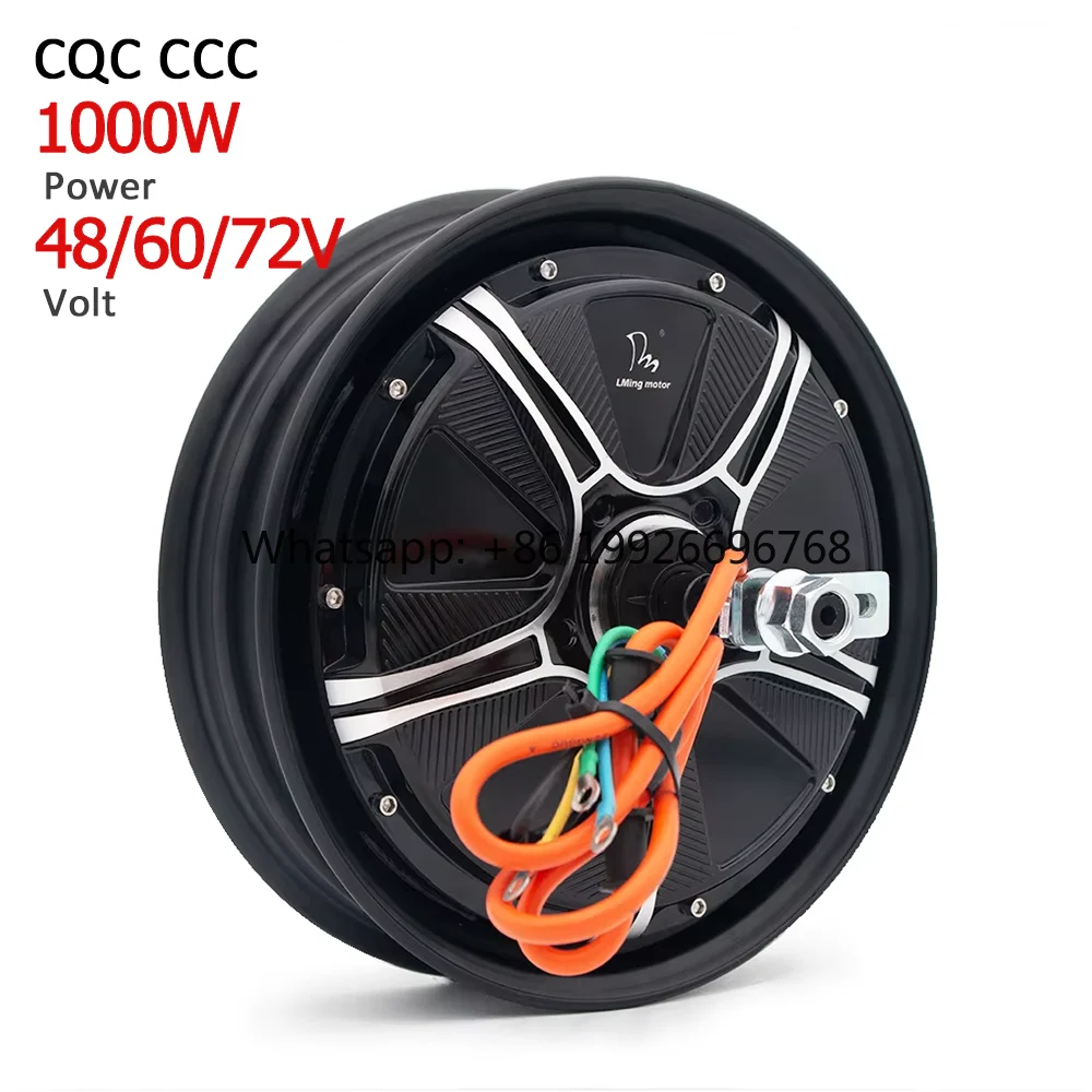 

High Torque10 Inch 48V 60V 72V 600W High Torque High Speed BLDC Hub Motor for Electric Motorcycle