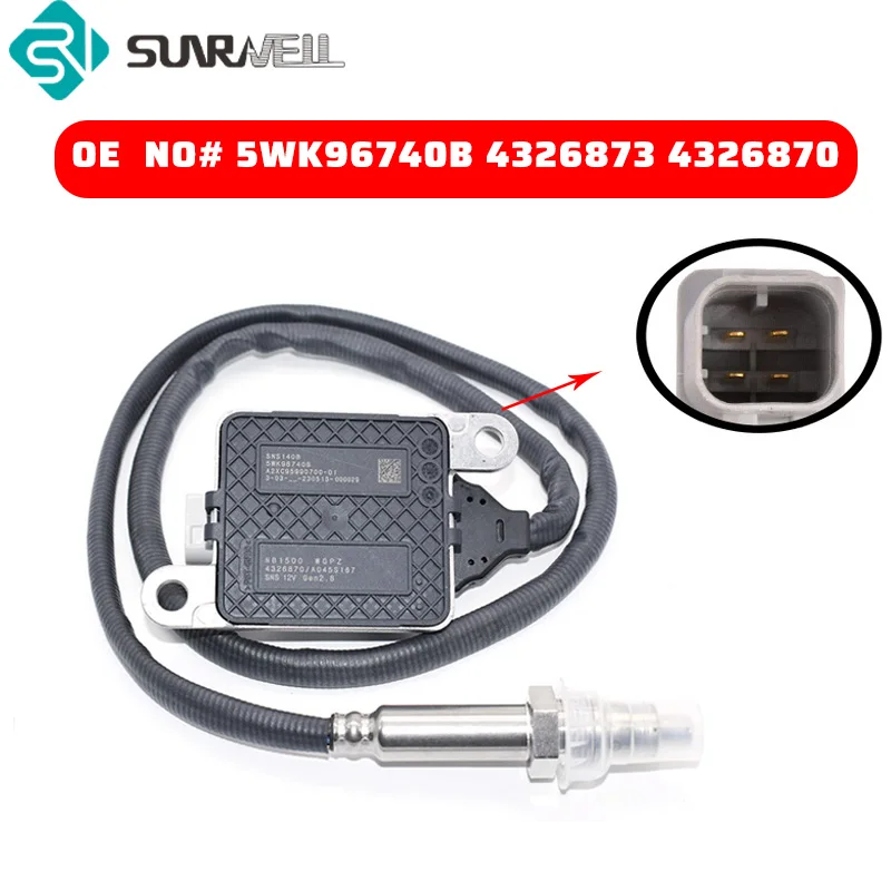 

5WK96740B 4326873 4326870 5WK9 6740B Nitrogen Oxide NOx Sensor For Cummins 11.9L 15L ISX15 Kenworth T680 Peterbilt 567