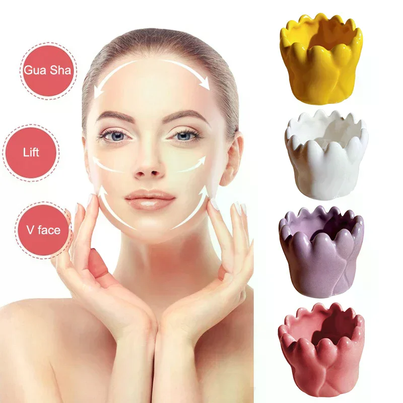 

Ceramic Gua Sha For Face Body Massage Tool Body Guasha Board For Relief Massage Face Lift Gua Sha Massager