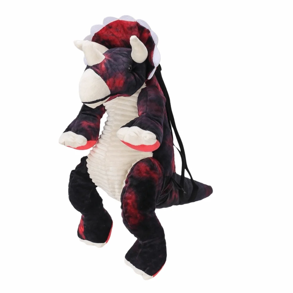 Creative Cartoon Dinosaur Backpack 3D Simulation Dinosaur Animal Dinosaur Bag 40cm Cute Dinosaur Backpack Children School