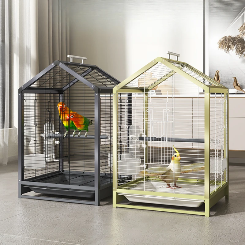 Canary Breeding Toys Bird Cage Large Villa Pigeon Carrier Bird Cage Courtyard Habitat Oiseaux Accessoires Pet Products RR50BC