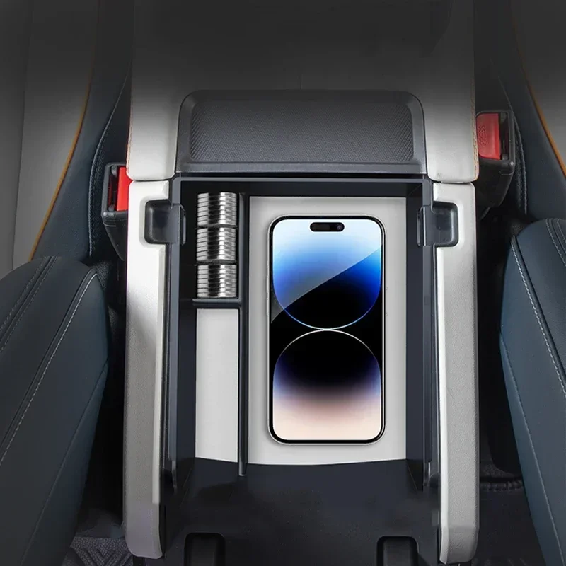 ل BYD Song plus DMI EV 2023-2025 مسند الذراع صندوق تخزين منظم السيارة الداخلي ملحق لتخزين المركبات المحسنة