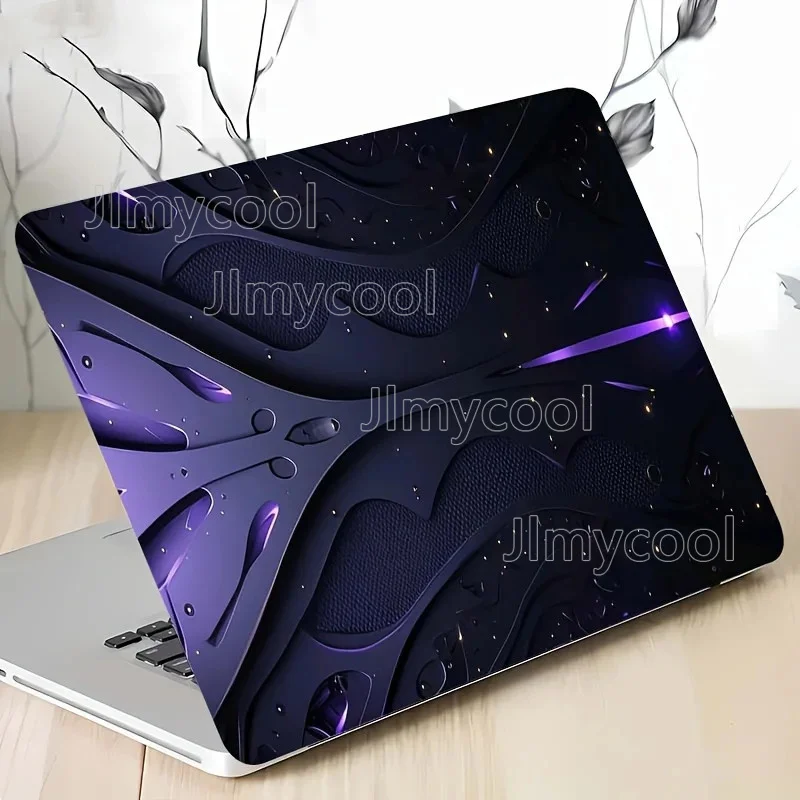 2 Pack Tech-themed Laptop Stickers Self-adhesive Art Sticker Waterproof and Scratch resistant for Laptops