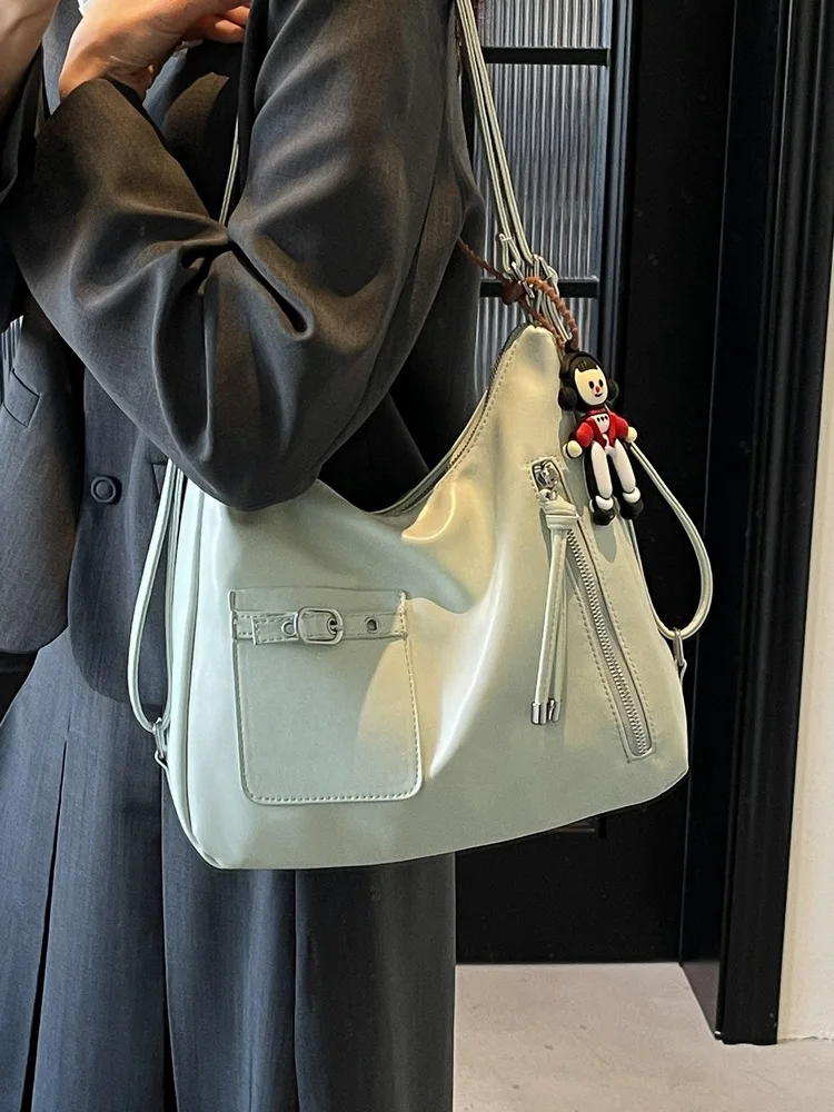 

Большая женская сумка-тоут Capaci, новинка 2025 года, повседневная сумка на одно плечо Faion, высококачественная многофункциональная двойная сумка...