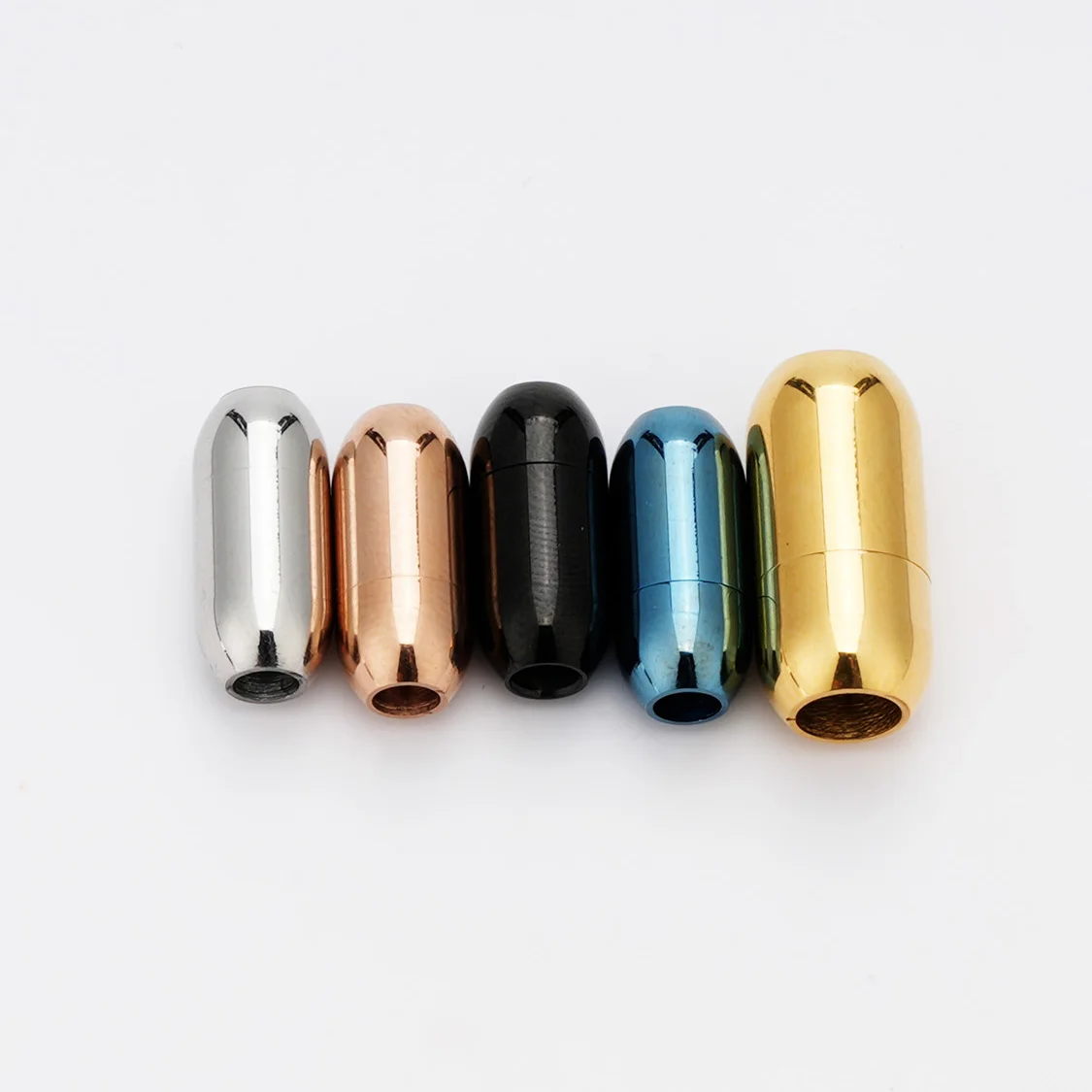 1 قطعة مشبك مغناطيسي من الفولاذ المقاوم للصدأ مدلاة مغناطيسية قوية لقلادة سوار صنع المجوهرات النتائج DIY بها بنفسك اكسسوارات D