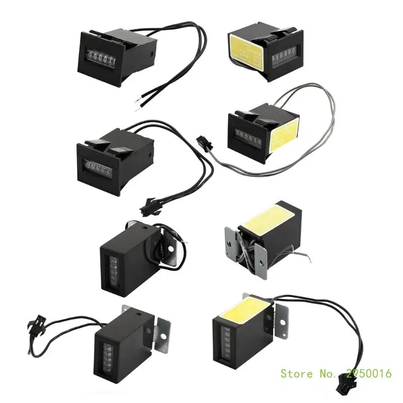 High Reliability 6 Digit Coin Counter for Arcade Claw Machines, 6 Digit Mechanical Counter Gauge Accurate Tracking