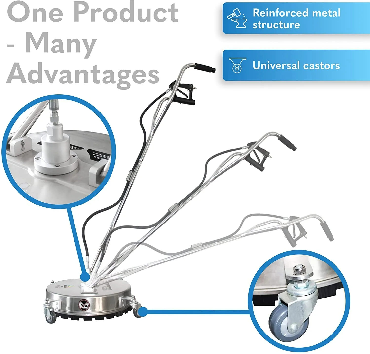21 Stainless Steel High Pressure Tile Roof Cleaner 4000 psi