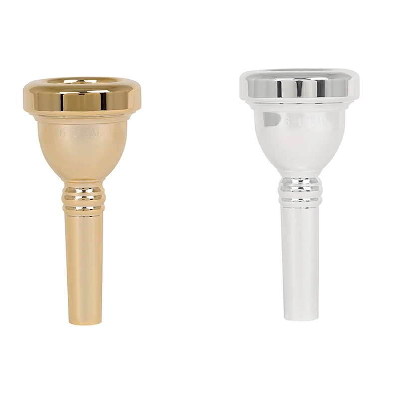 Trombone Mouthpiece 6 1/2 (6 And A Half) AL Mouthpiece, For Bach Fine Tenor Trombone Mouthpiece Finger Exerciser