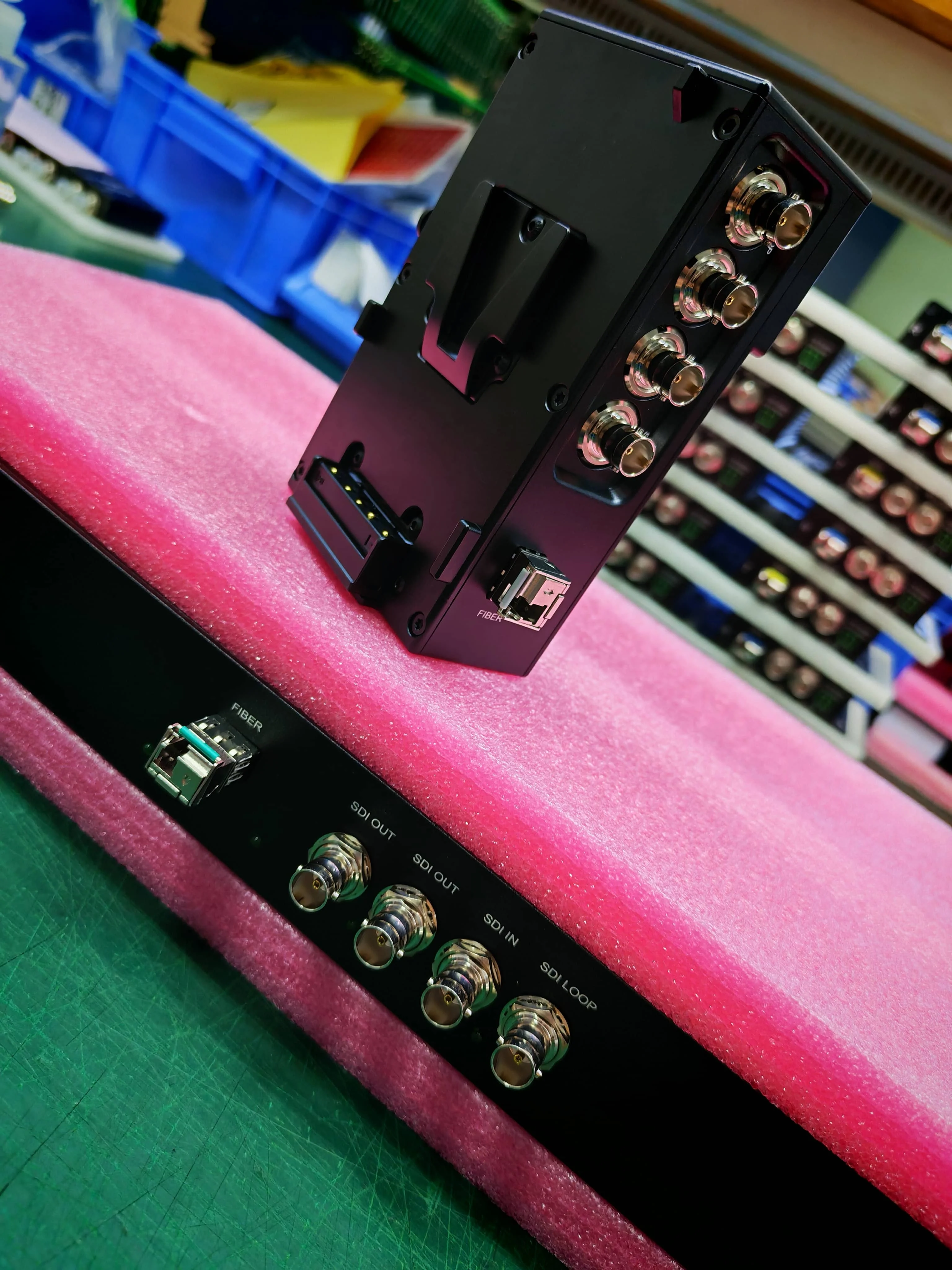 4K Video Transmissions Via Fiber 12G SDI, PGM Return Video, CCU Remote Control