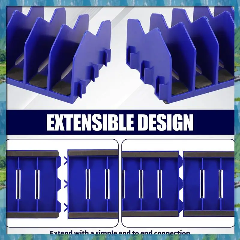 

AB07 HOT Tool Box Organizer, 10 Slots Plier Organizer Rack With Nonslip Rubber Base, Extendable Plier Holder And Cutter Shelves