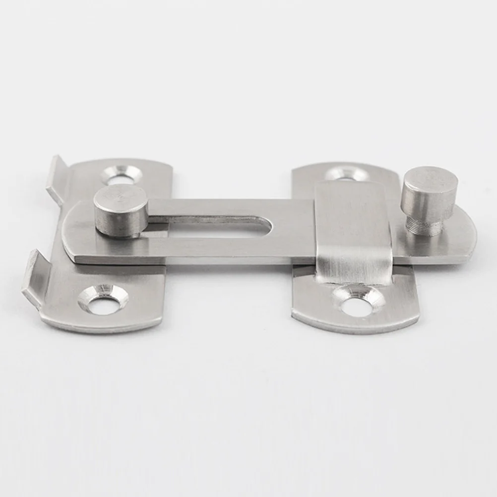 

Stainless Steel Security Buckle Latch Heavy Duty Door Guard Bolt Corrosion Resistant Door Lock Home Safety Sliding Bolt