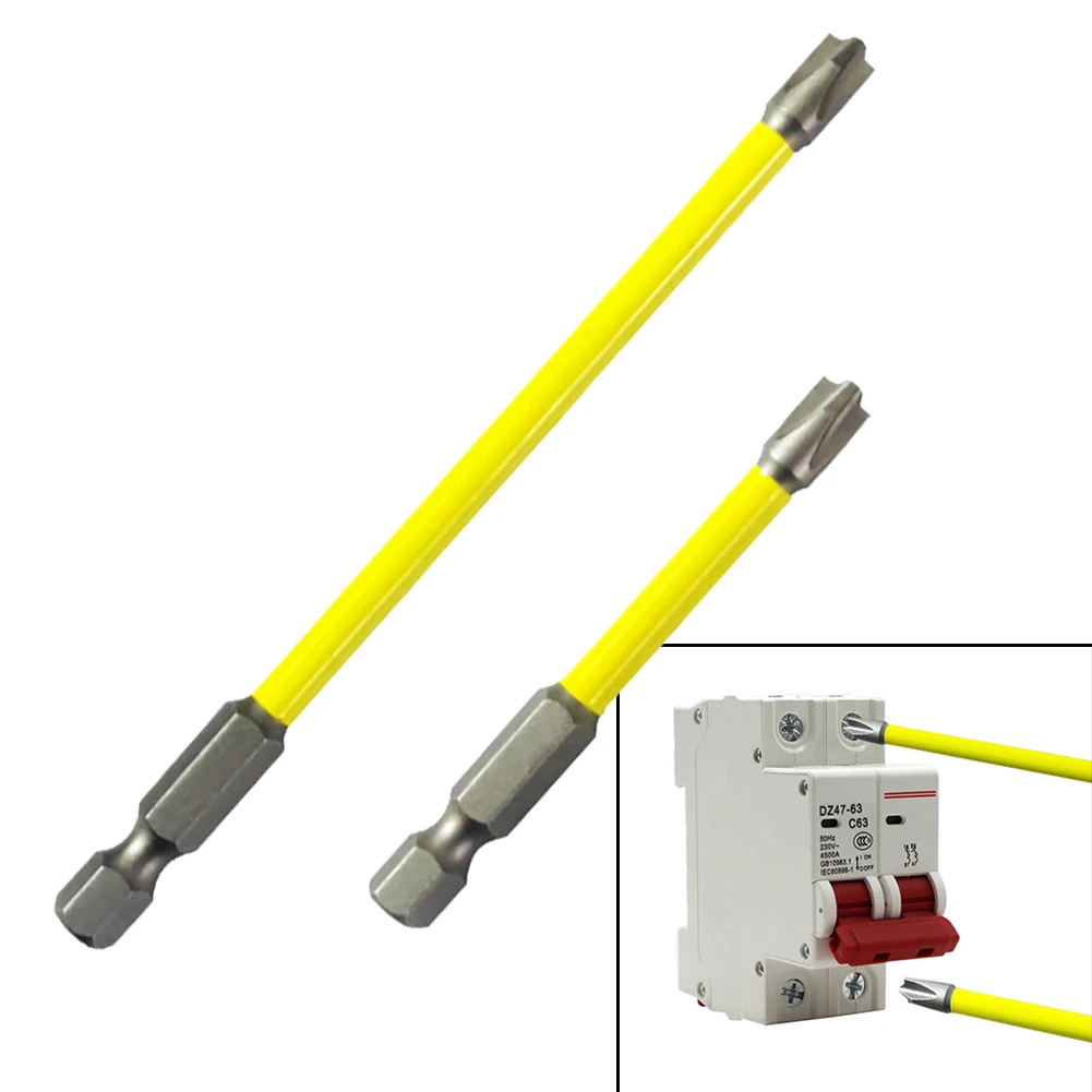 6pcs 65/100mm Magnetic Special Slotted Cross Screwdriver Bit For Electrician FPZ 65-110mm Special Cross Screwdriver Bit