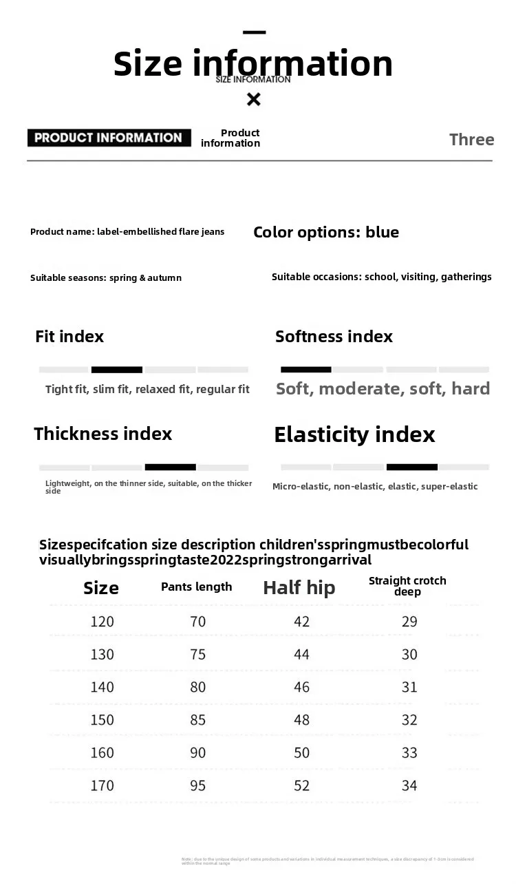 Schmal geschnittene, eng anliegende Jeans mit Herzmuster für Mädchen, elegante Boot-Cut-Denim-Leggings, modische Kinderjeanshose – Detail 2