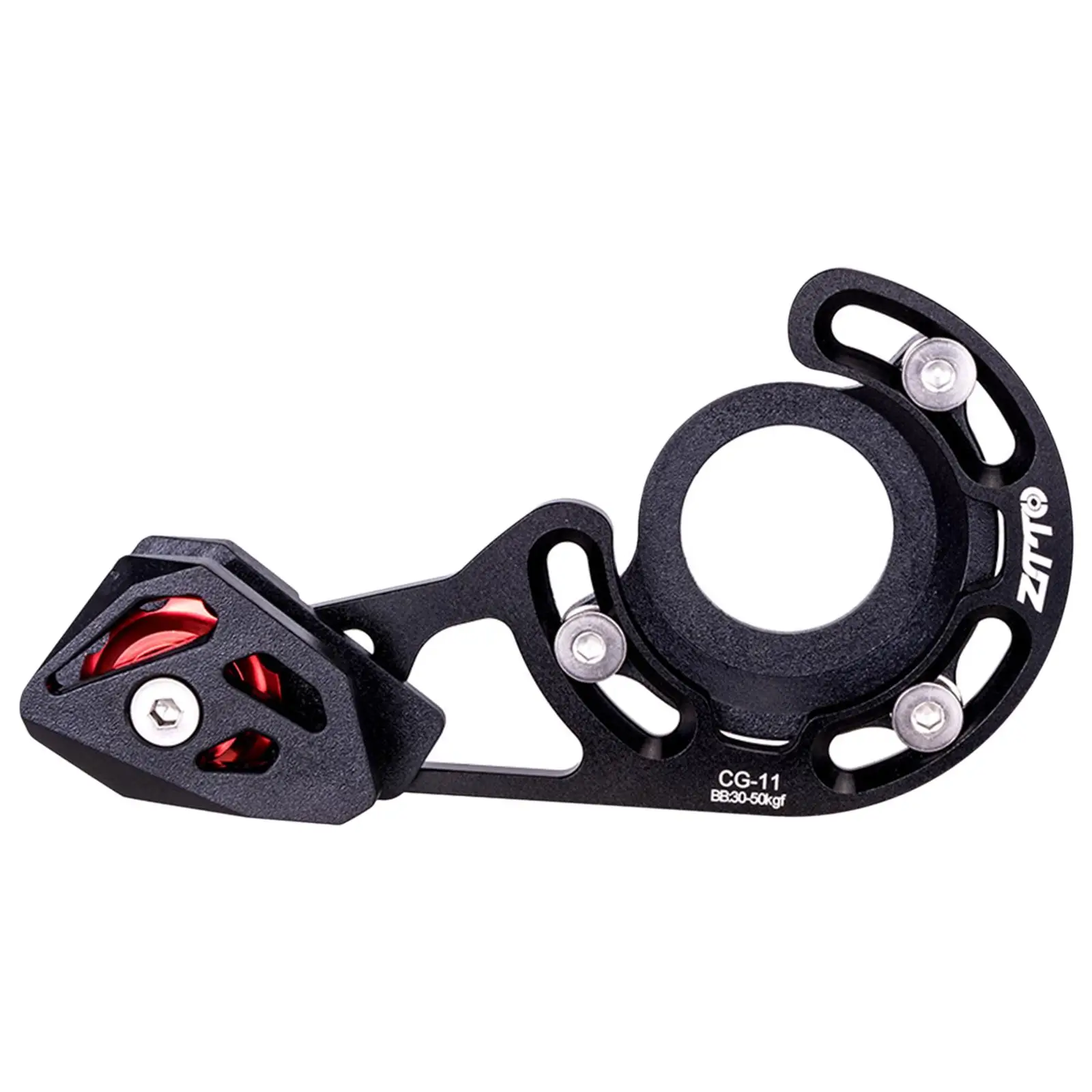 MTB Chain Guide Chainring Protector Plate Bike Chain Stabilizer Black Durable Direct Mount Chainring Guard for Bottom Bracket