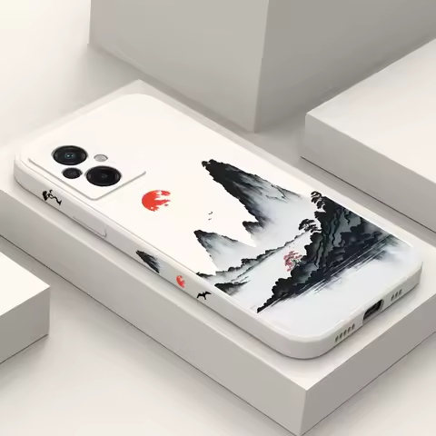 Sunset Red Phone Case For Xiaomi Poco F8 F7 X7 M6 X6 F6 M5 M5S F5 X5 F4 X4 M4 F3 M3 X3 F2 Pro X2 C40 4G 5G GT NFC Silicone Cover