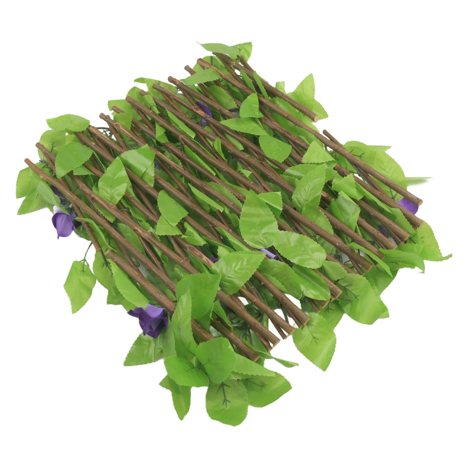 Borders Artificial Artificial Fence Edging Study Rooms Height Height Range Purple Flowers Block Rays Home Decoration