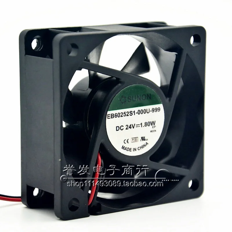 جديد الأصلي EB60252S1-000U-999 24V 1.80w 6025 60x60x25 مللي متر مروحة التبريد المبرد